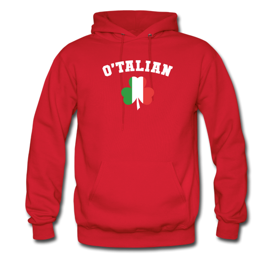 O'talian St. Patrick's Unisex Hoodie - red