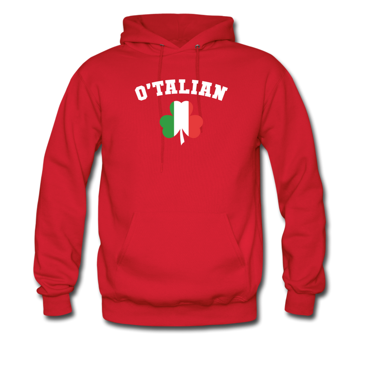 O'talian St. Patrick's Unisex Hoodie - red