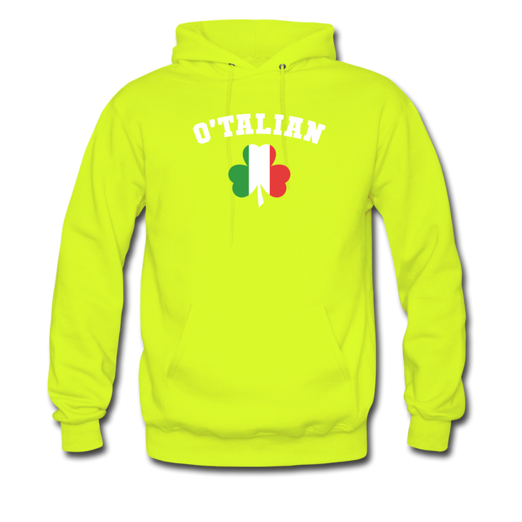 O'talian St. Patrick's Unisex Hoodie - safety green