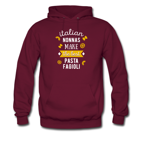 Italian nonnas make the best pasta fagioli Unisex Hoodie - burgundy