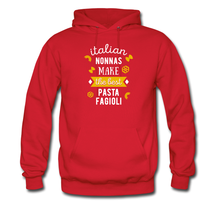 Italian nonnas make the best pasta fagioli Unisex Hoodie - red