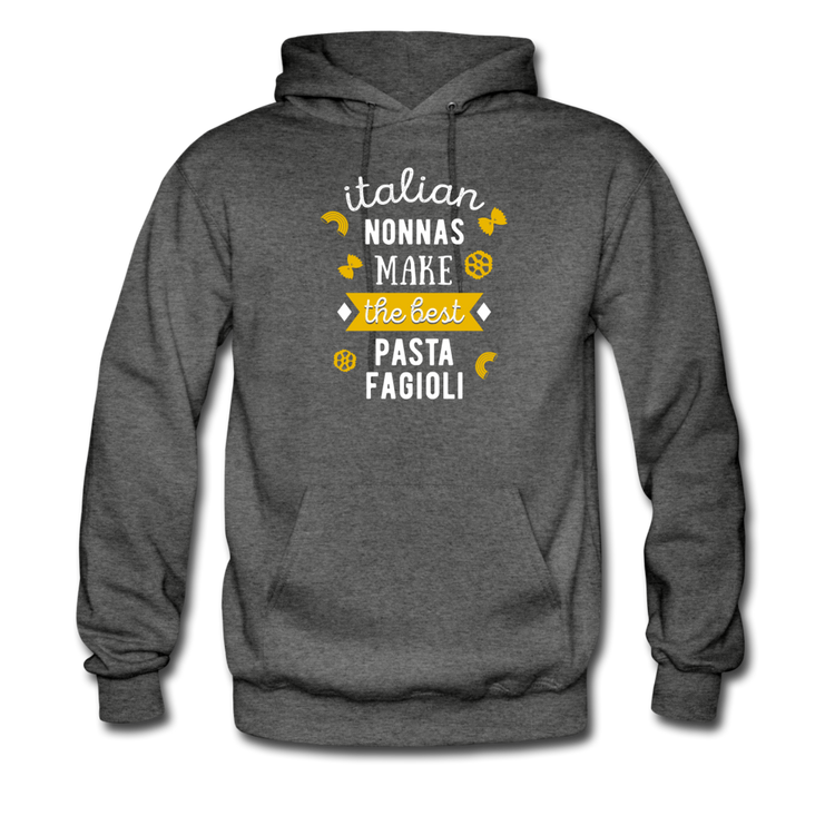 Italian nonnas make the best pasta fagioli Unisex Hoodie - charcoal gray