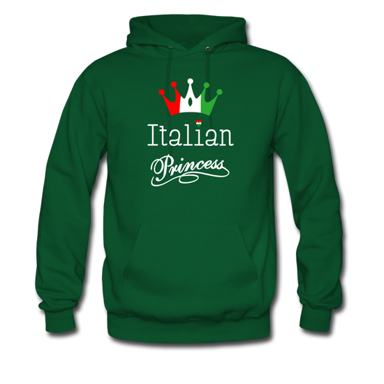 Italian Princes Unisex Hoodie - forest green