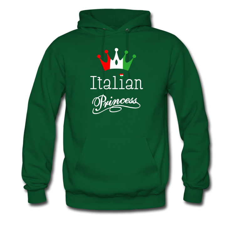 Italian Princes Unisex Hoodie - forest green