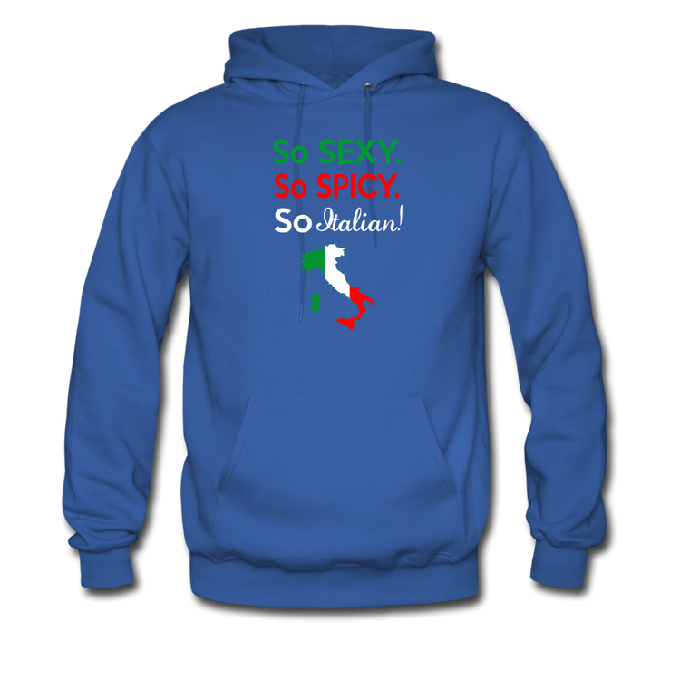 So sexy, So Italian Unisex Hoodie - royal blue