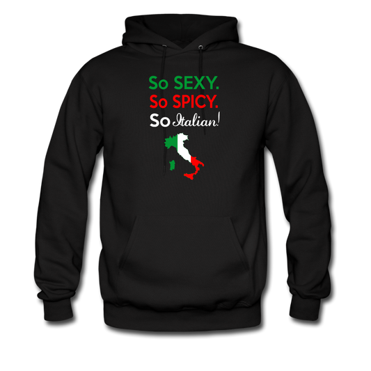 So sexy, So Italian Unisex Hoodie - black