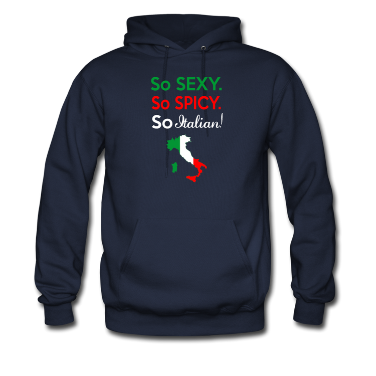 So sexy, So Italian Unisex Hoodie - navy