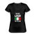 I'm not Loud I'm Italian Women's V-neck T-shirt - black