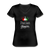 Italian Princes Women's V-neck T-shirt - black