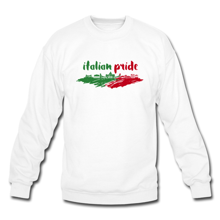 Italian Pride Crewneck Sweatshirt - white