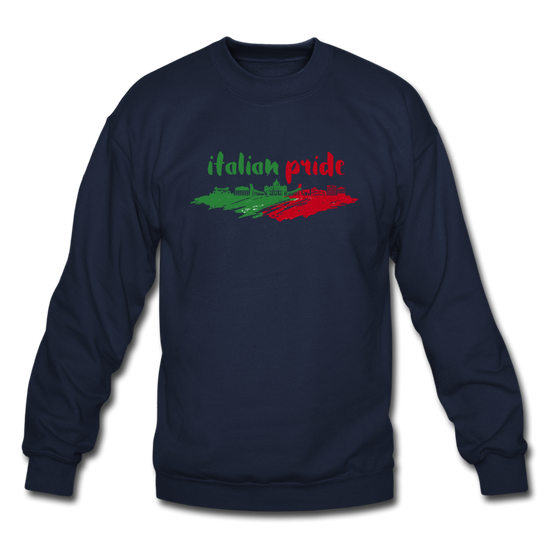 Italian Pride Crewneck Sweatshirt - navy