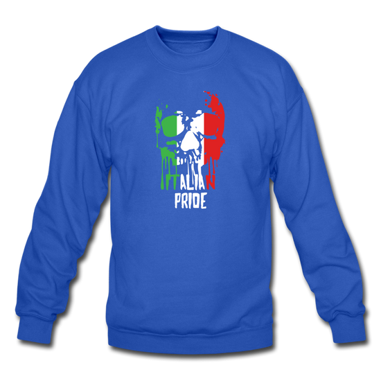 Italian Pride Crewneck Sweatshirt - royal blue