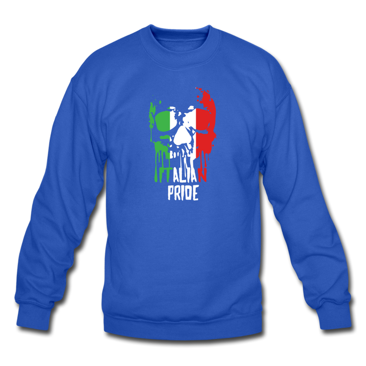 Italian Pride Crewneck Sweatshirt - royal blue