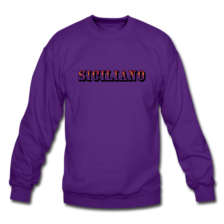 Siciliano Crewneck Sweatshirt - purple