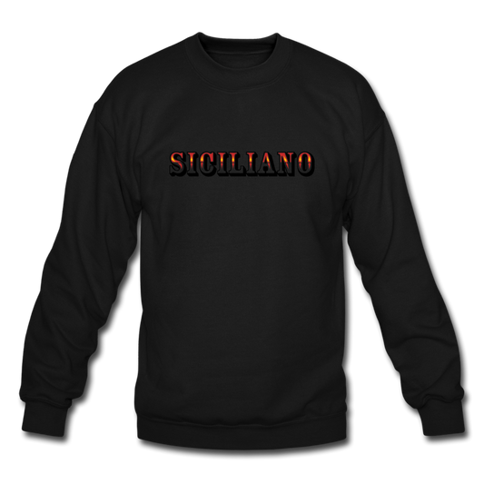 Siciliano Crewneck Sweatshirt - black
