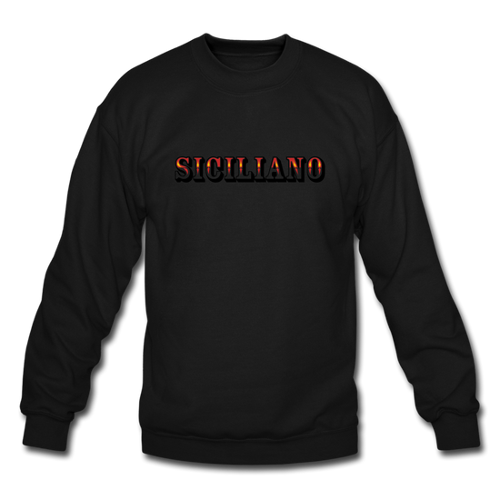 Siciliano Crewneck Sweatshirt - black