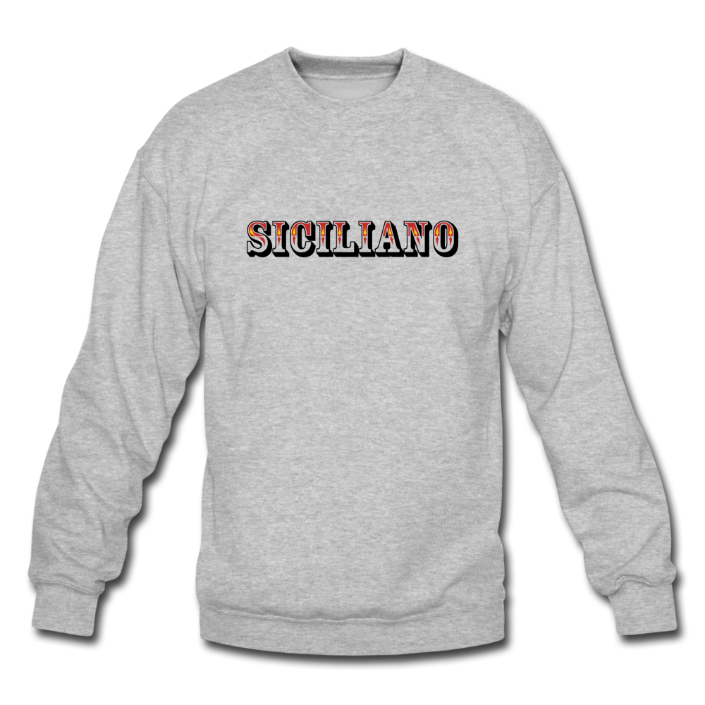 Siciliano Crewneck Sweatshirt - heather gray