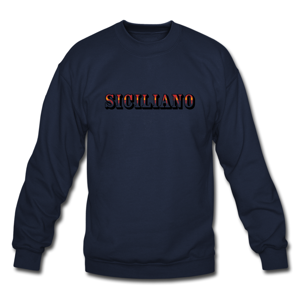 Siciliano Crewneck Sweatshirt - navy
