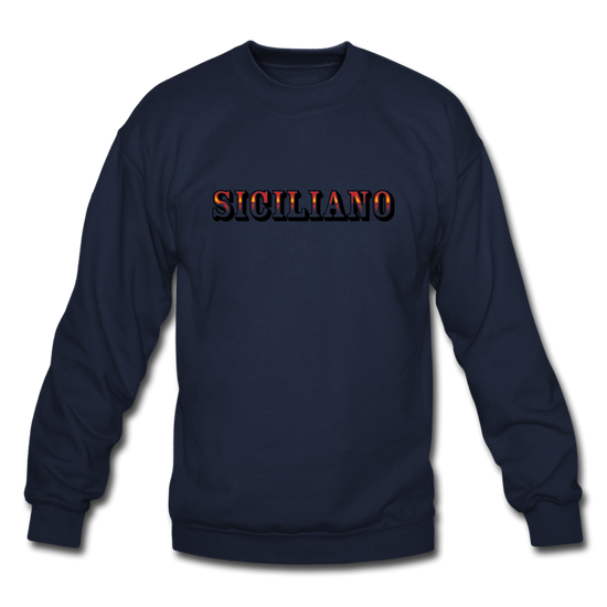 Siciliano Crewneck Sweatshirt - navy