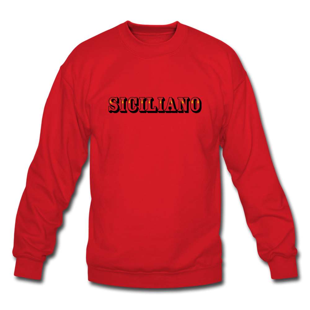 Siciliano Crewneck Sweatshirt - red