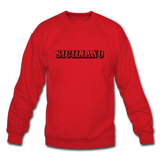 Siciliano Crewneck Sweatshirt - red