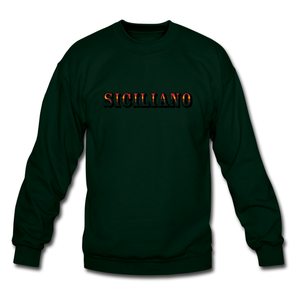 Siciliano Crewneck Sweatshirt - forest green