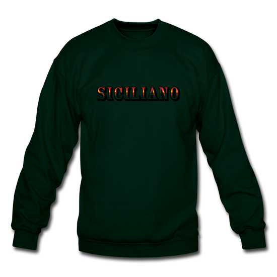 Siciliano Crewneck Sweatshirt - forest green