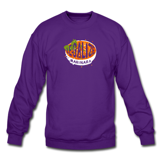 Legalize marinara Italians Crewneck Sweatshirt - purple