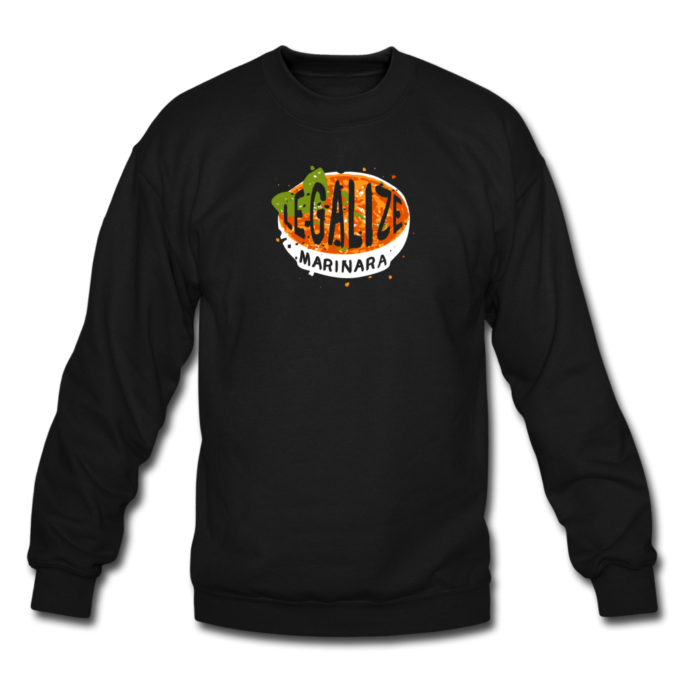 Legalize marinara Italians Crewneck Sweatshirt - black