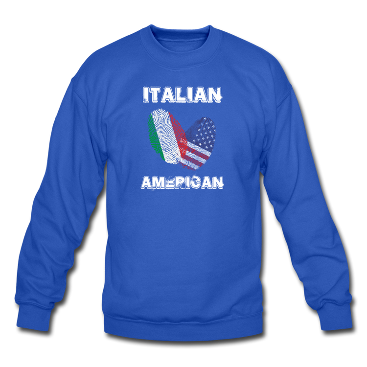 Italian American Crewneck Sweatshirt - royal blue