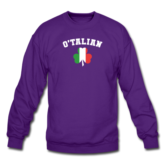 O'talian St. Patrick's Crewneck Sweatshirt - purple