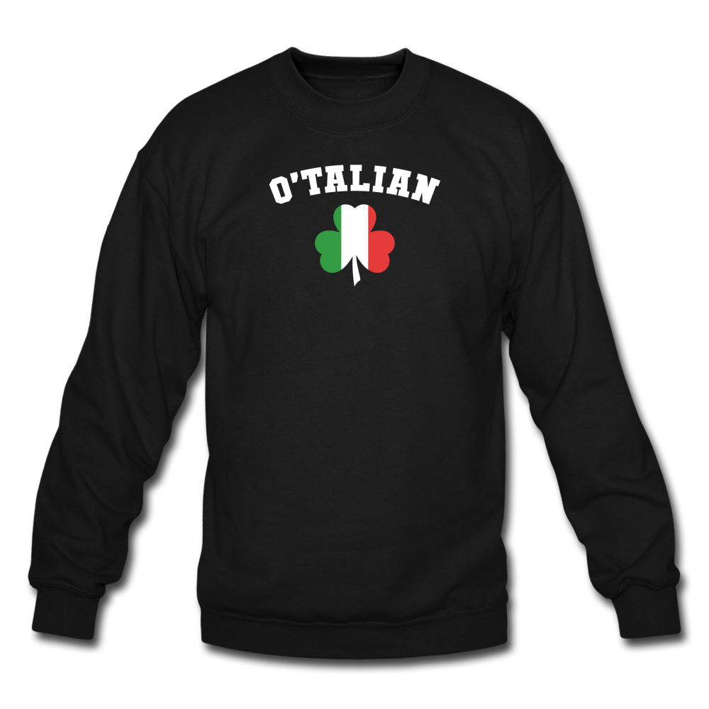 O'talian St. Patrick's Crewneck Sweatshirt - black