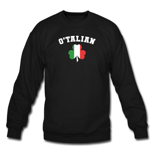 O'talian St. Patrick's Crewneck Sweatshirt - black