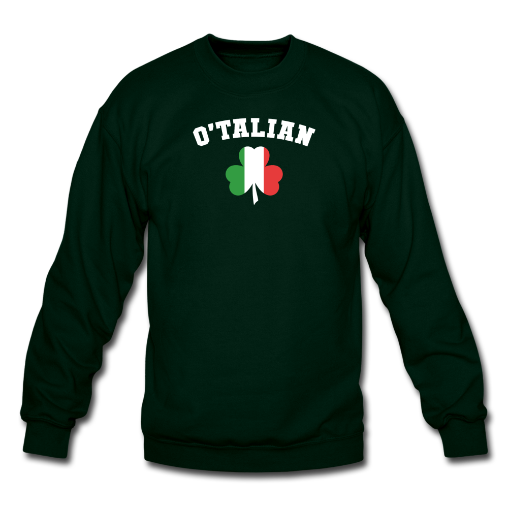 O'talian St. Patrick's Crewneck Sweatshirt - forest green
