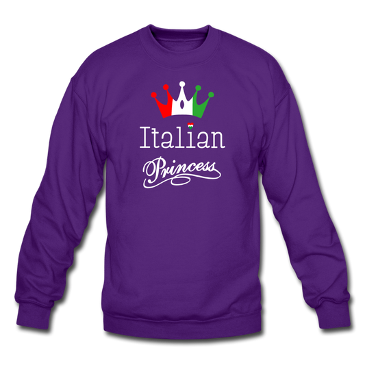 Italian Princes Crewneck Sweatshirt - purple