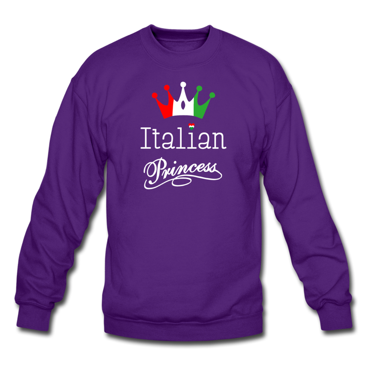 Italian Princes Crewneck Sweatshirt - purple