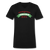 American born with Italian roots Unisex V-neck T-shirt - black