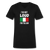I'm not Loud I'm Italian Unisex V-neck T-shirt - black