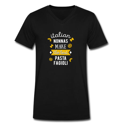 Italian nonnas make the best pasta fagioli Unisex V-neck T-shirt - black