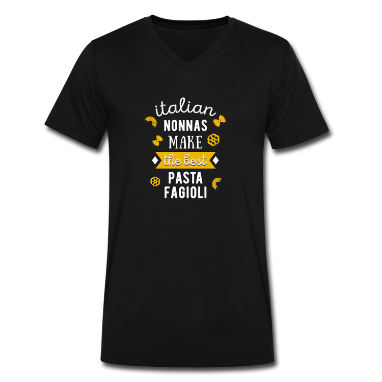 Italian nonnas make the best pasta fagioli Unisex V-neck T-shirt - black