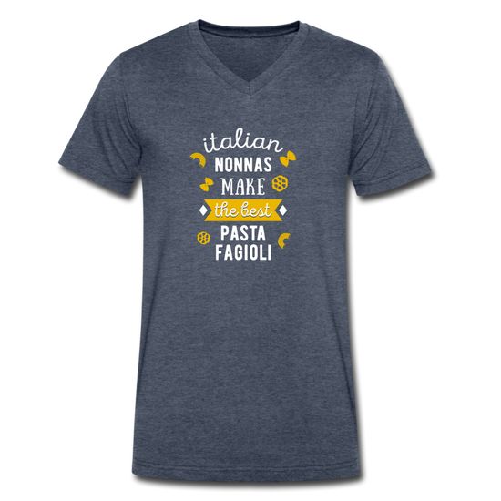 Italian nonnas make the best pasta fagioli Unisex V-neck T-shirt - heather navy