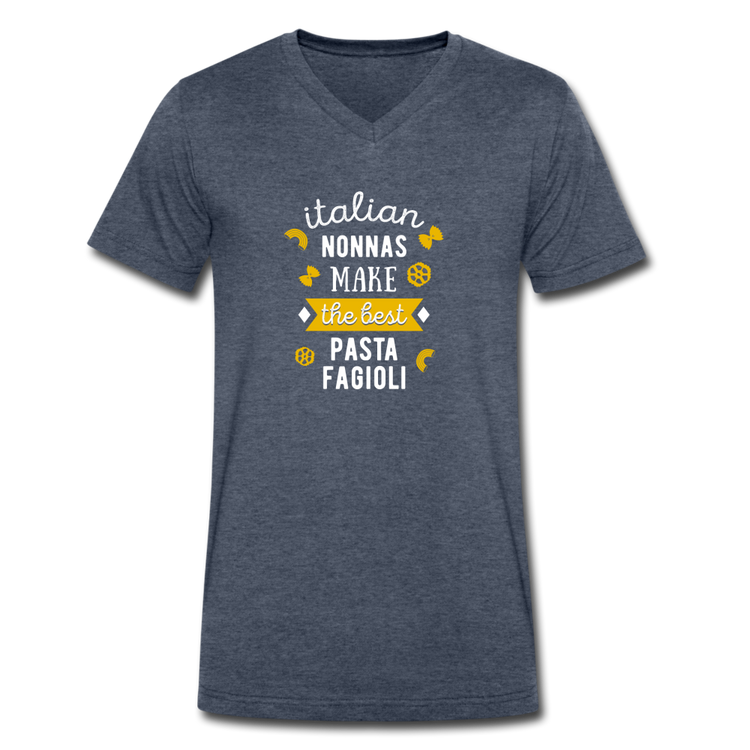 Italian nonnas make the best pasta fagioli Unisex V-neck T-shirt - heather navy