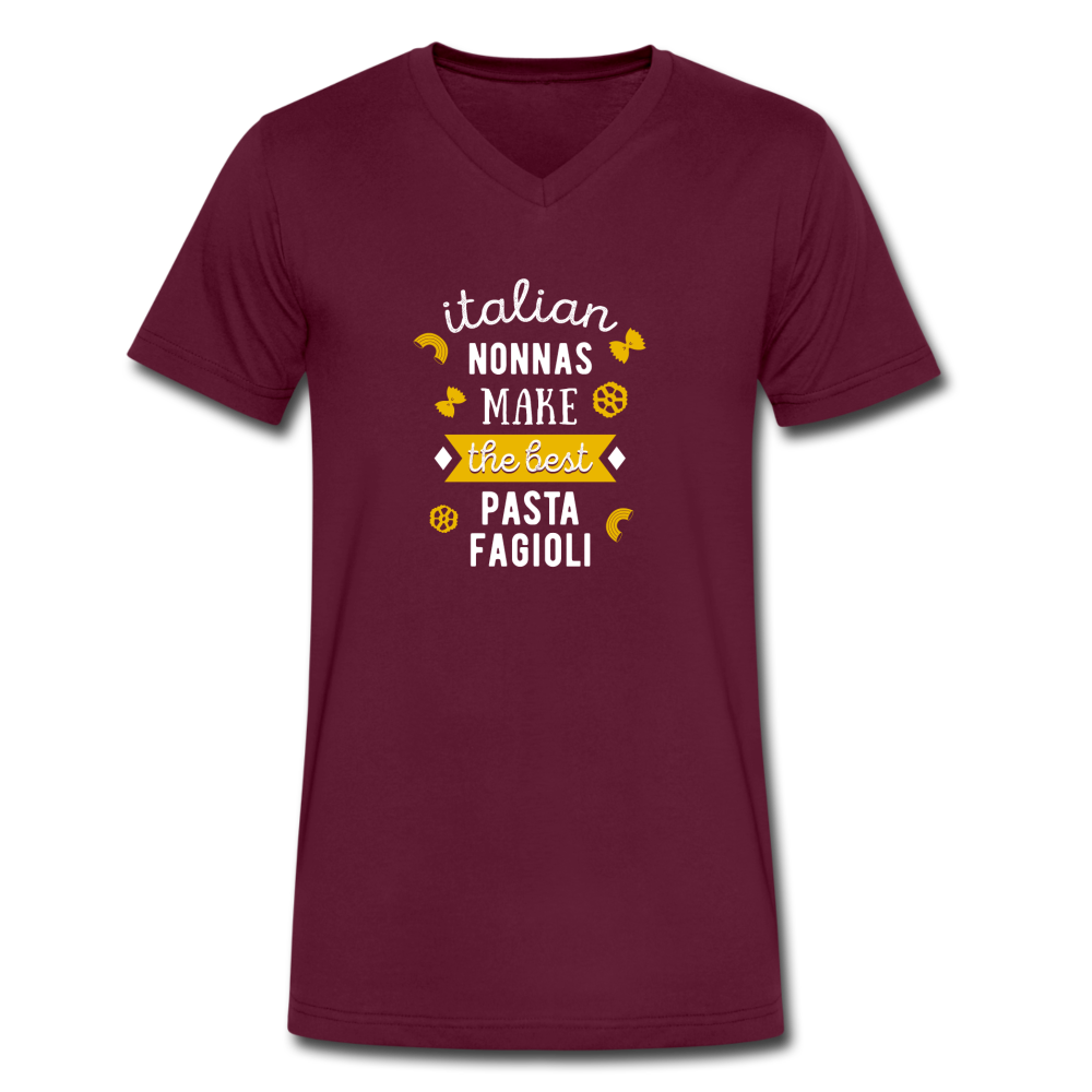 Italian nonnas make the best pasta fagioli Unisex V-neck T-shirt - black