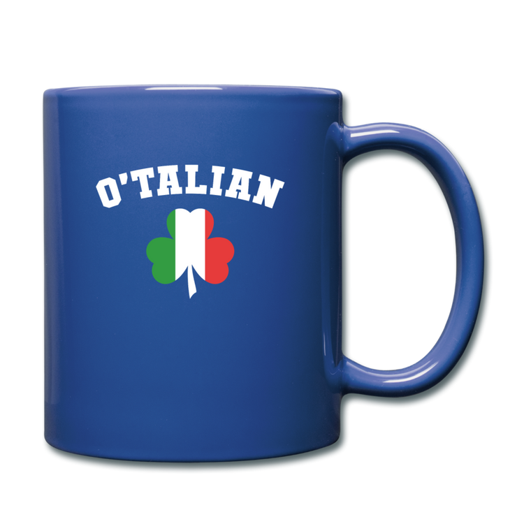 O'talian St. Patrick's Full Color Mug 11 oz - royal blue