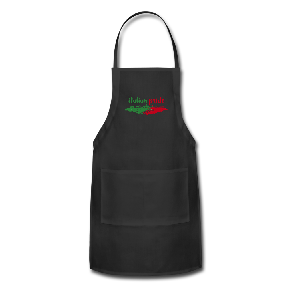Italian Pride Apron - black