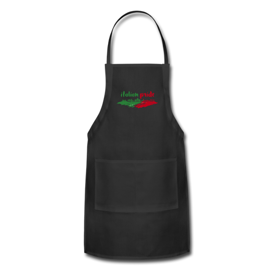 Italian Pride Apron - black