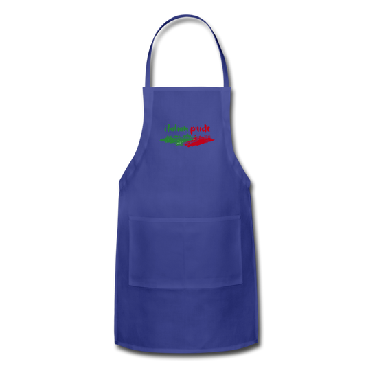 Italian Pride Apron - royal blue