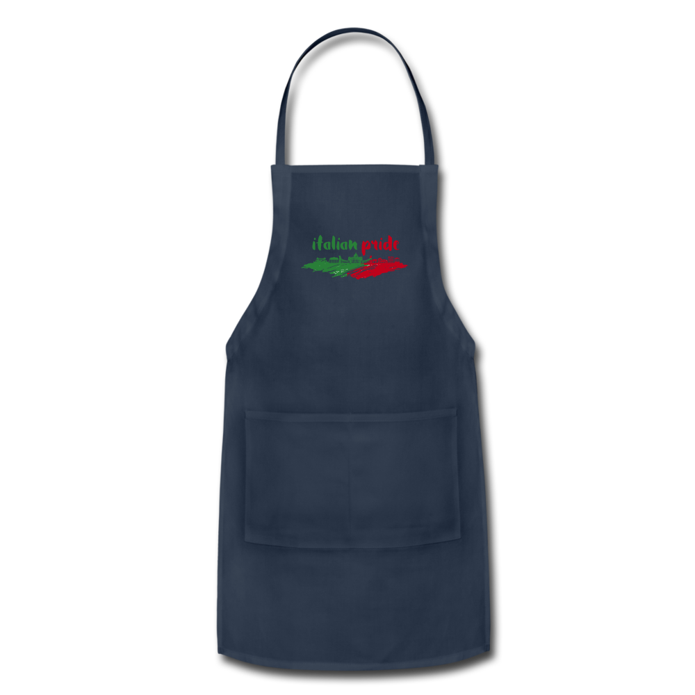 Italian Pride Apron - navy