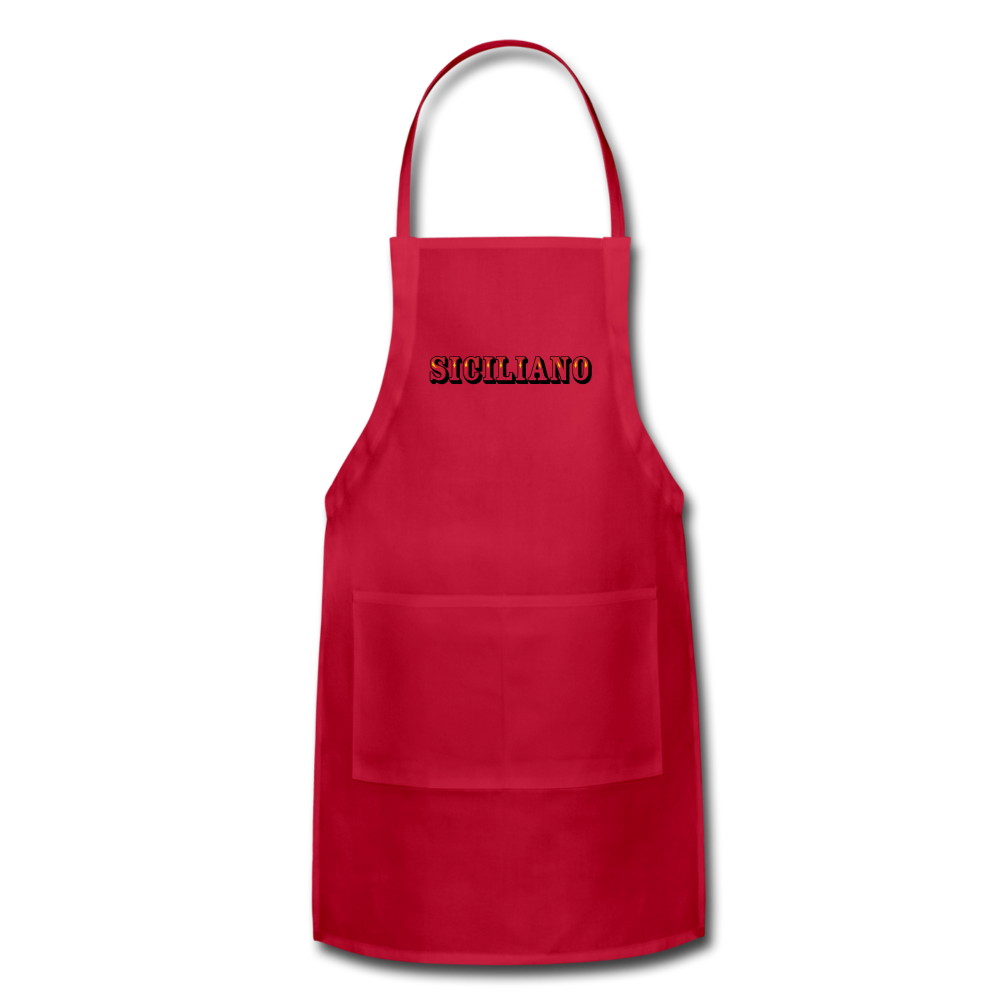 Siciliano Apron - red