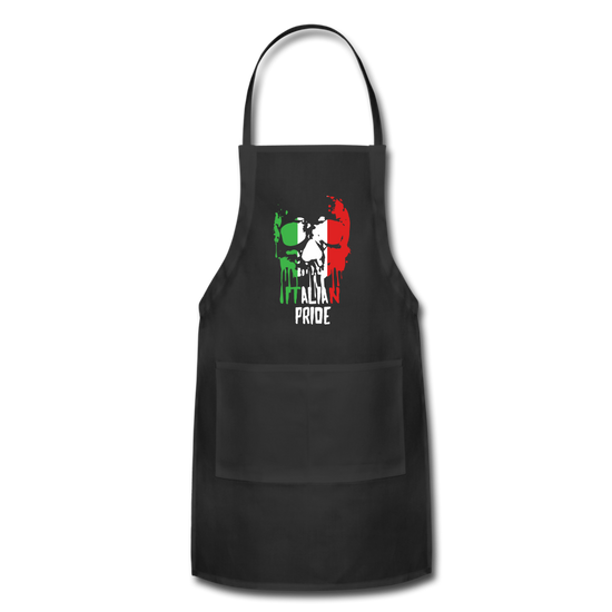 Italian Pride Apron - black